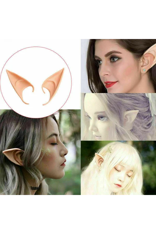 Yumuşak Malzemeden İmal Lateks Elf Kulağı 1 Çift