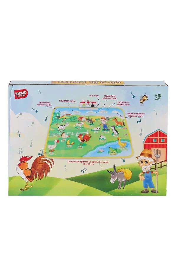 Yy-571 A622374tr-u Sesli Ve Işıklı Eğitici Çiftlik Halısı -birliktoys