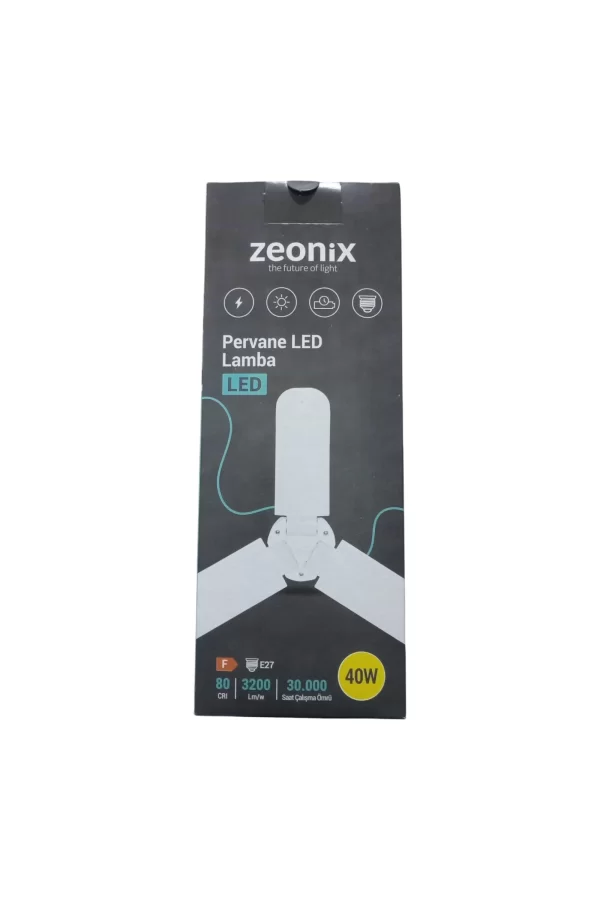 Zeonix 40w 3 Kanatlı Pervane Ampul