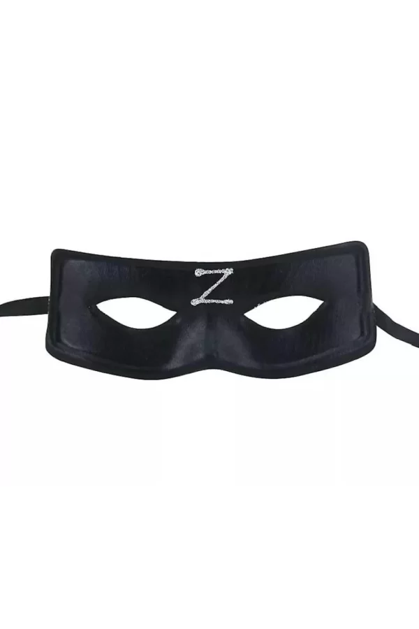 Zorro Maskesi Arkadan Lastikli Z Baskılı