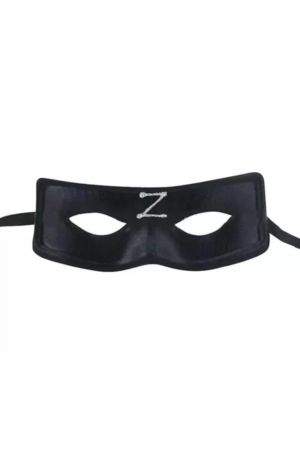 Zorro Maskesi Arkadan Lastikli Z Baskılı