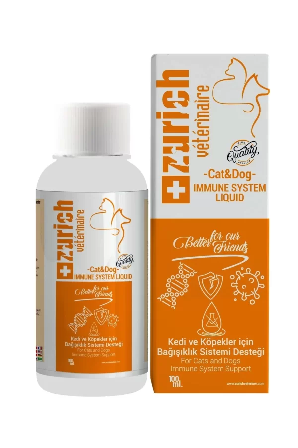 Zurich Kedi Köpek Bağışıklık Güçlendirici Likit 100 ML Sıvı