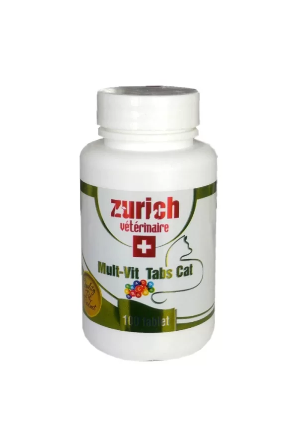 Zurich Multivitamin Kedi Tableti 100 Tablet