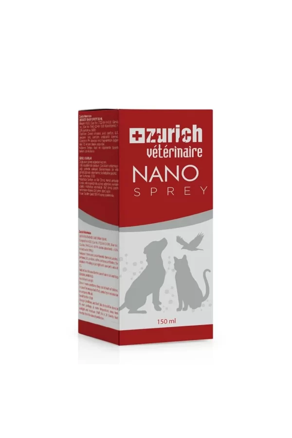 Zurich Veterinaire Nano Sprey Deri ve Yara Bakım Spreyi 150 ml