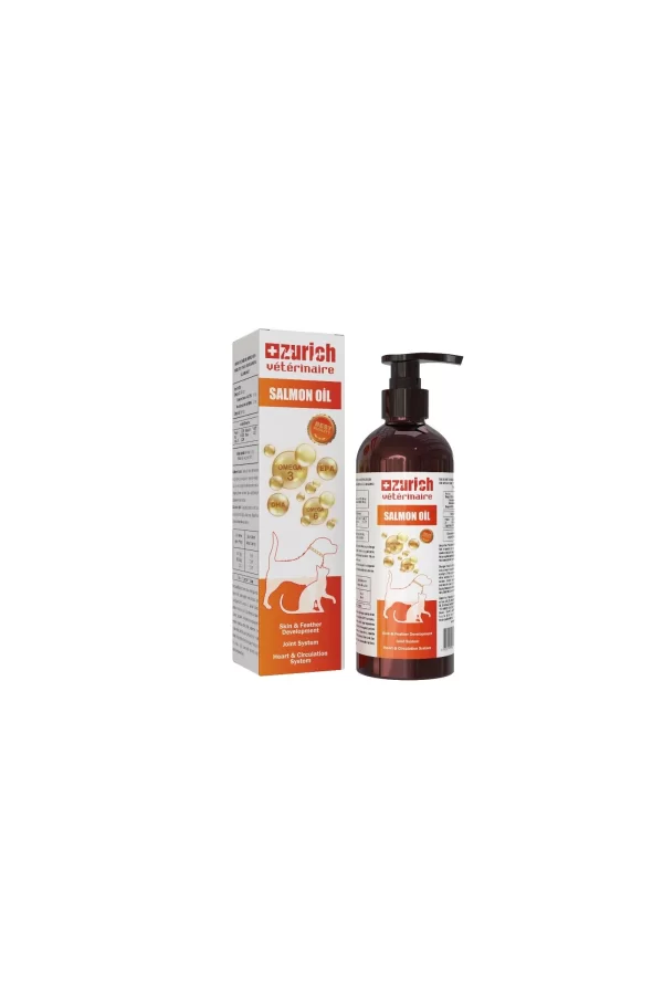 Zurich Veterinaire Salmon Oil / Omega 3 ve Omega 6 Sıvı Desteği 200 ml
