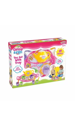 01593 Candy Tepsili Çay Set