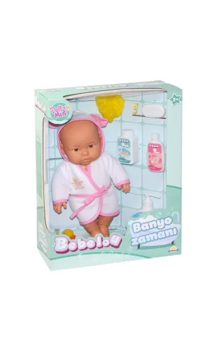 030031 Sunman, Bebelou Banyo Zamanı Bebek Seti, 35 Cm / +3 Yaş