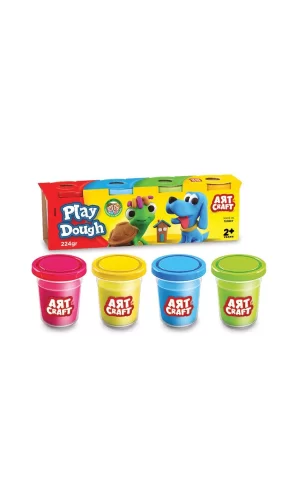 03280 Art Craft 4lü Oyun Hamuru / 224 Gr