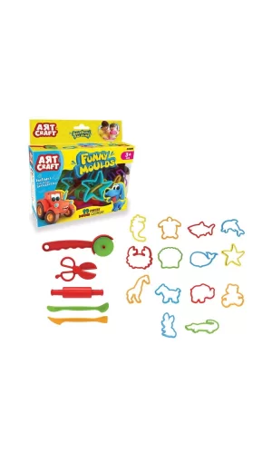 03299 Art Craft 19 Parça Eğlenceli Kalıplar