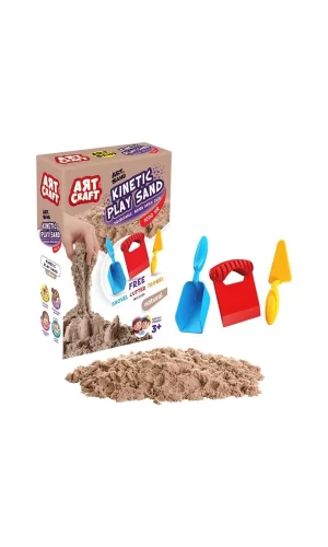 03690  Aksesuarlı Naturel Kinetik Oyun Kumu 1000 Gr -dede