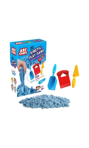 03691 Aksesuarlı Mavi Kinetik Oyun Kumu 1000 Gr