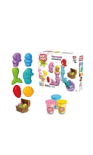 03994 Art Craft Deniz Kızı Hamur Set 168 Gr -fentoys