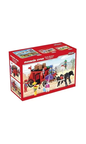 04 002 Mini Mekanik Seri 2 Posta Arabası -pilsan Oyuncak