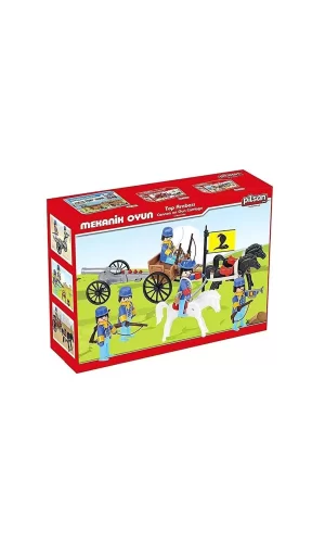 04 004 Mini Mekanik Seri 4 Top Arabası -pilsan Oyuncak