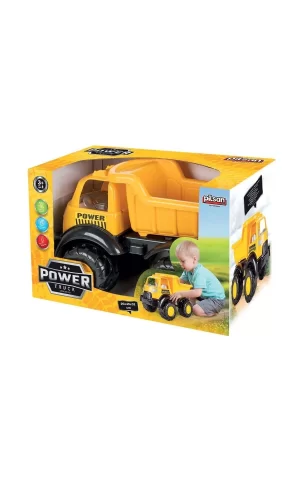 06 522 Power Kamyon Sarı -pilsan Oyuncak