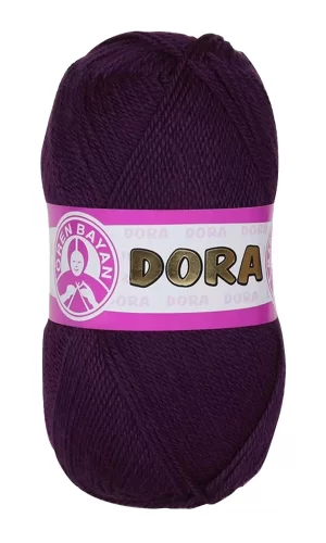 1 Adet Dora El Örgü İpi Yünü 100 gr 061 Mürdüm
