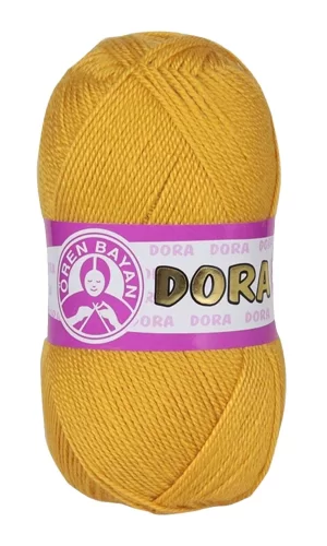 1 Adet Dora El Örgü İpi Yünü 100 gr 102 Sarı