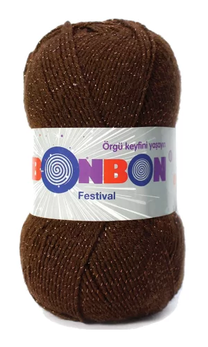 1 Adet Festival Simli Örgü İpi Yünü Renk No:219