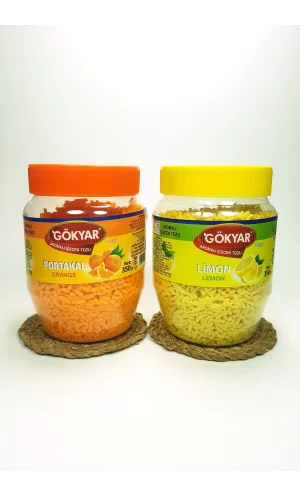 1 Adet Portakal + 1 Adet Limon Aromalı Toz Içecek Oralet 2x350 gr