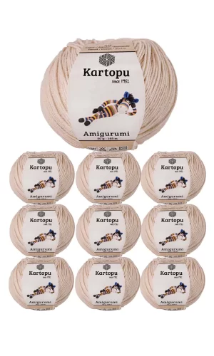 10 Adet Amigurumi El Örgü İpi 50gr 354