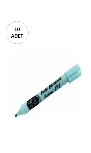 10 Adet Picador Fosforlu Kalem Pastel Kx 089H/441 Mavi 10lu