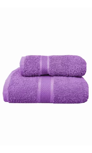 100 Pamuk 2 Parça Kadın/Erkek Banyo Duş Hamam Havlu Seti 90x150 Cm