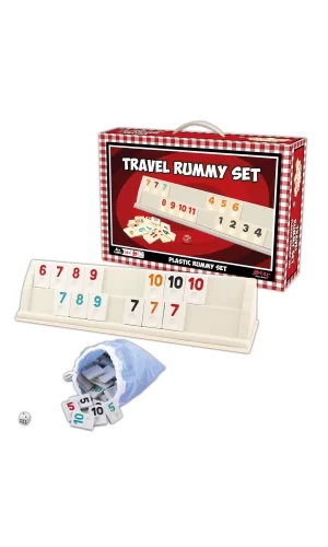 1010402 Travel Rummy Set ,star Okey