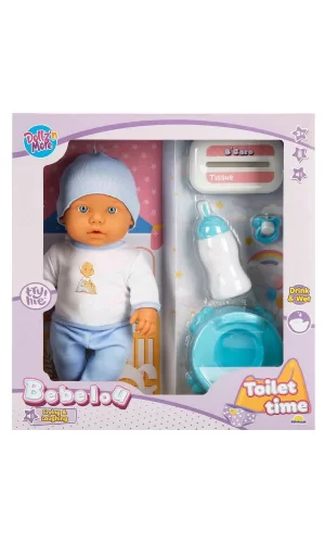 1030141 Sesli Bebelou Tuvalet Zamanı Bebek Seti 32 Cm -sunman
