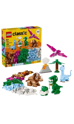 11041 Lego Classic Yaratıcı Dinozorlar 450 Parça +5 Yaş