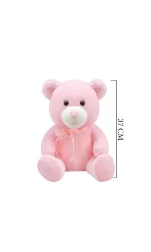 1178p Selay, Oturan Ayı 37 Cm Pembe