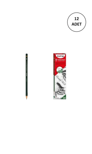 12 Adet Fatih 4h Dereceli Kalem