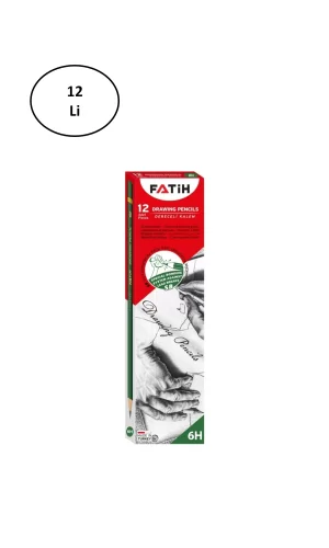 12 Adet Fatih 6h Dereceli Kalem