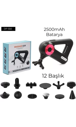 12 Başlıklı Masaj Aleti
