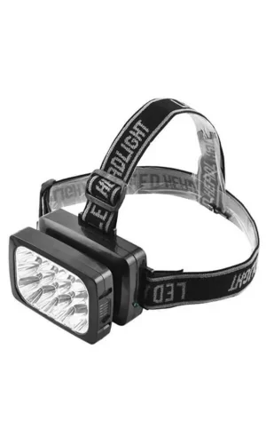 12 Ledli Şarjlı Kafa Lambası Power Ledli Kafa Feneri Tepe Lambası