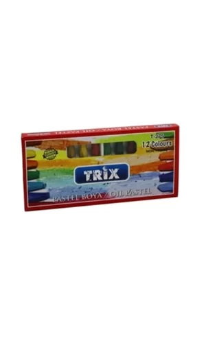 12 Renk Pastel Boya