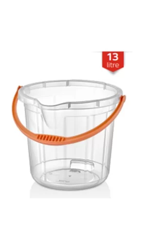 13 Lt. Temizlik Kovası Şeffaf Royaleks-MRD261