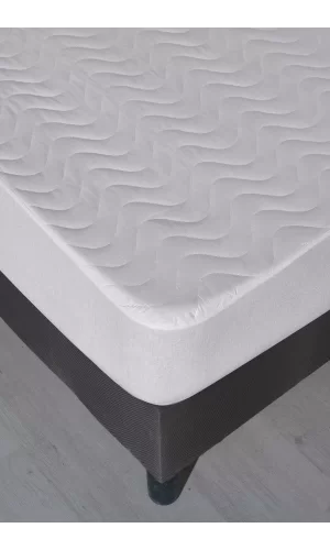 140X200 Kapitoneli Çift Kişilik Sıvı Geçirmez Alez FittedGeçmeli Yatak Koruyucu