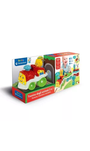 17848 Baby Clementoni - Bebek Hayvanlar Treni +9 Ay