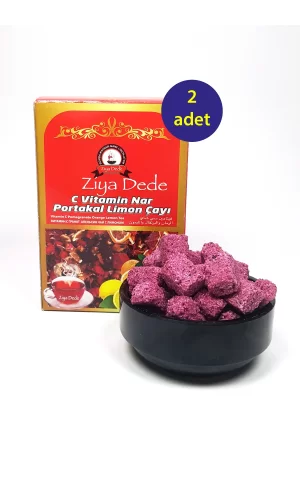 2 Adet Atom C Vitamin Nar Portakal Limon Çay 150 Gr