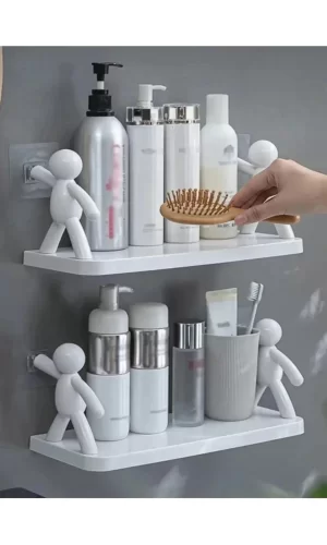 2 Adet Özel Raf Baharatlık -makyaj Malzeme Rafı Kendinden Yapışkanlı Banyo Mutfak Organizer Raf