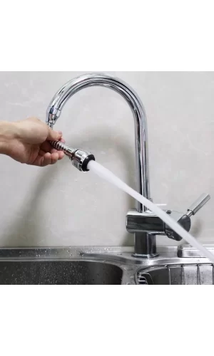 2 Fonksiyonlu Esnek Musluk Başlığı Tasarruflu Perlatör