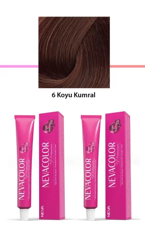 2 li Set Premium 6 Koyu Kumral - Kalıcı Krem Saç Boyası 2 X 50 g Tüp