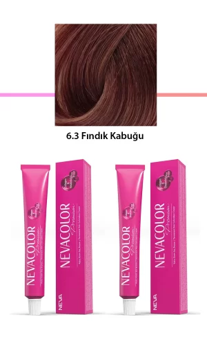 2 li Set Premium 6.3 Fındık Kabuğu - Kalıcı Krem Saç Boyası 2 X 50 g Tüp