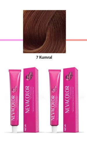 2 li Set Premium 7 Kumral - Kalıcı Krem Saç Boyası 2 X 50 g Tüp