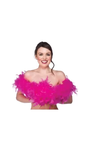 2 Metre Boa Tüy Otriş - Pembe