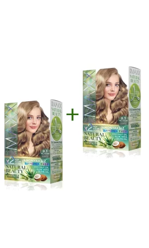 2 Paket Natural Beauty Amonyaksız Saç Boyası 8.3 Bal Köpüğü
