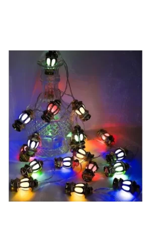 20li Kandil Feneri Led Işık RGB Işık Pilli