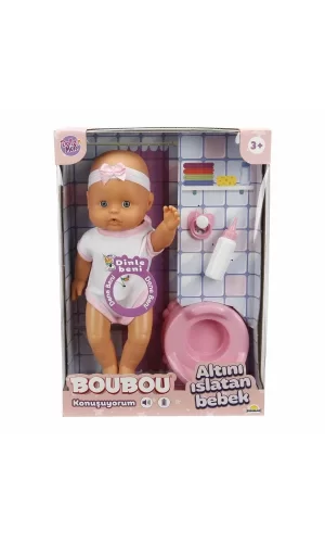 2030121 Sunman, Boubou Altını Islatan Ve Konuşan Bebek Seti 30 Cm