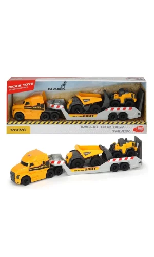 203725005 Dickie Toys, Volvo Yükleyici Kepçe Ve Volvo Damperli Kamyon