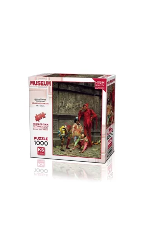 20662 Jesters Playing Cochonnet 1000 Parça Puzzle -ks Puzzle